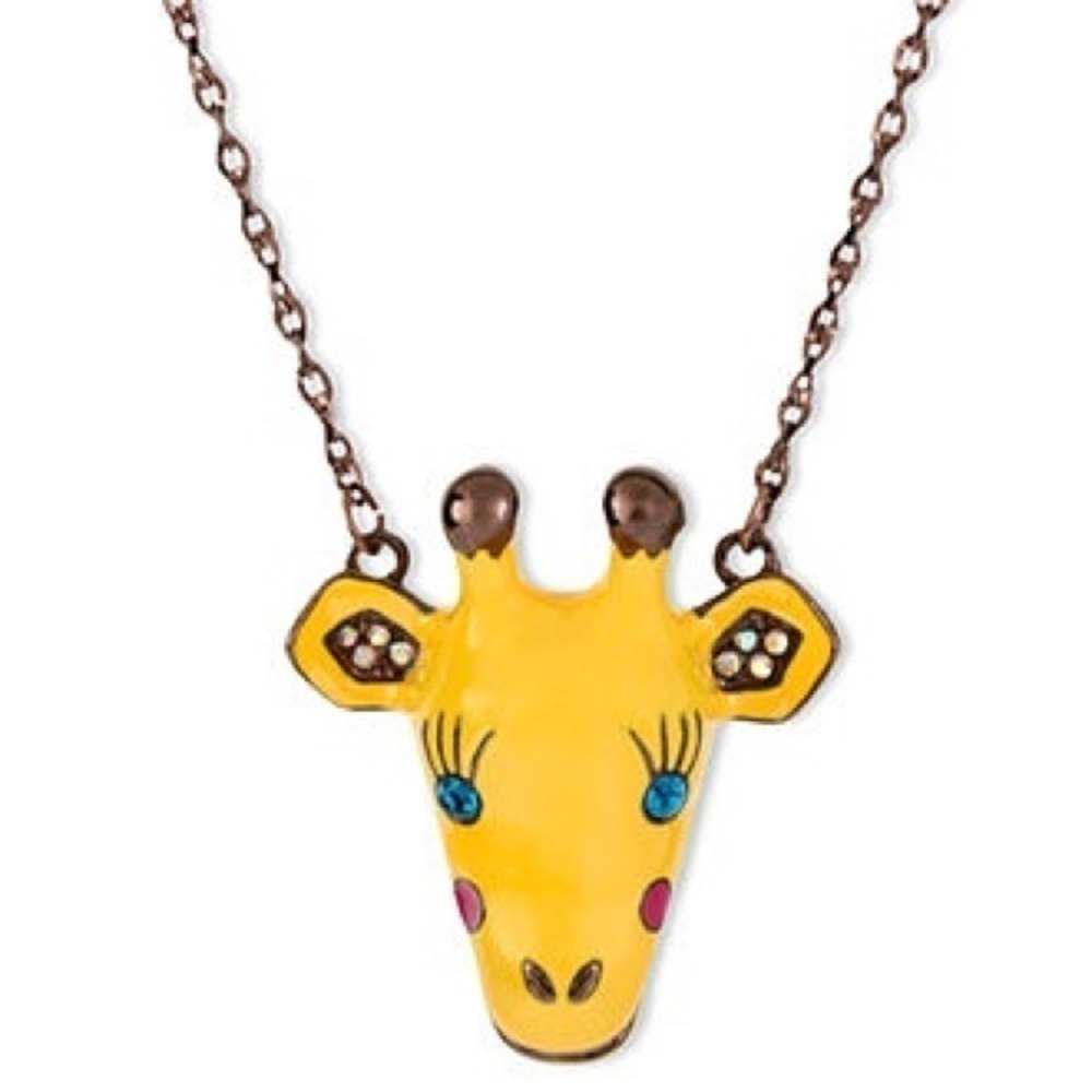 NWT Betsey Johnson Critter Giraffe Necklace